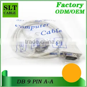 SLT Good Price DB 9 Pin Serial Cable Male to Male RS232 Cable thumbnail-6