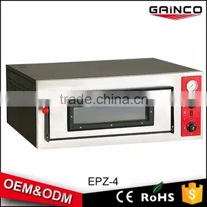 Electric Powered Commercial Stainless Steel Pizza Oven With High Temperate Glass Window EPZ-4 thumbnail-1
