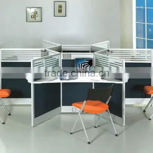 Modern Y Shaped 6 Person Office Workstation,call Center Partition (SZ-WSB326) thumbnail-6