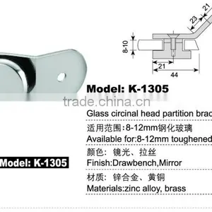 Zinc Alloy Glass Clamp thumbnail-1