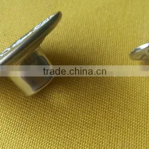 Metal Jeans Button in Anti-brass With White Tumbled -- J1544 thumbnail-3