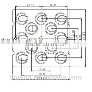 High Power Samsung LM301A Streetlight Lens 12 in One DK5050-150X75-TPII-S thumbnail-3