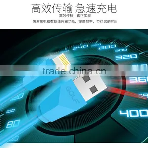GOLF Original Diamond Series1.5A 1M Quick Charge And Data Cable For Iphone 6 thumbnail-2
