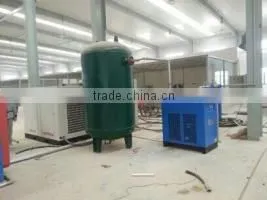 LSB-100A Screw Air Compressor Unit With Dryer Stainless Steel Tank and Filter thumbnail-3