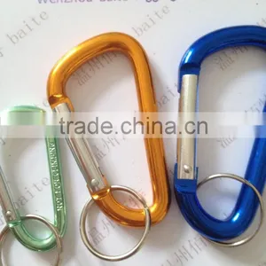 Fashion Style Blue Color D Shaped Aluminum Carabine Snap Hook & Spring Hook in Rigging Manufacturer thumbnail-4