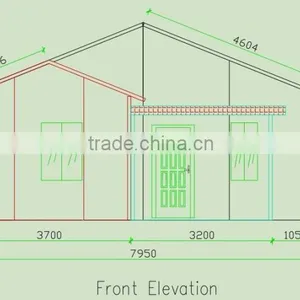 Good Quality Easy Assembled Beautiful Design 50m2 Low Cost Prefab Houses Price thumbnail-3