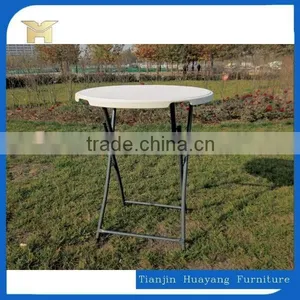Graceful Round Plastic Folding Dining Table Outdoor thumbnail-2