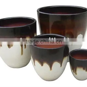 Pottery Round Cone Garden Pot ! thumbnail-1