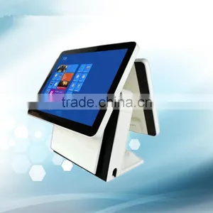15 Inch Touch Screen Android Pos Terminal Dual Screen Android Pos Terminal With NFC and MSR Gc066 thumbnail-3