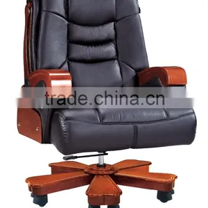 Dubai Style Geniune Leather Boss Chair thumbnail-1
