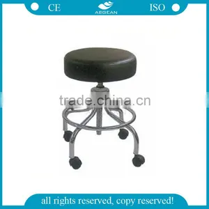 AG-NS001 CE ISO Doctor Stainless Steel Stool Hospital Durable Nursing Chair thumbnail-1