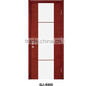6mm MDF Wood Door Leaf PVC Bathroom Wooden Door Design thumbnail-1