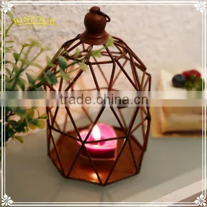 Antique Wrought Iron Candlestick Cage as Promotion Birthday Gift thumbnail-6