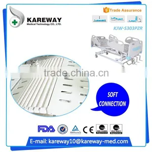 Hospital Equipment Modern Three Cranks 3-way Manual Home Medical Patient Beds Function thumbnail-2