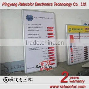 2015 China Professional New Product LED Currency Exchange Rate Board With TCP/IP thumbnail-4