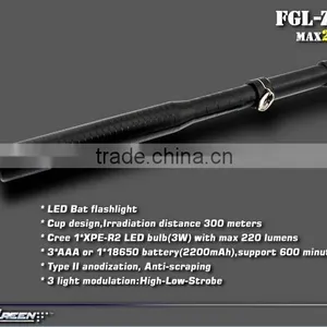 Bat Body Rechargeable 18650 Battery 3W XPE R2 Torch thumbnail-3