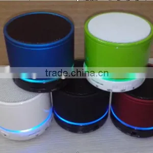 Promotional Led Light Bluetooth Speaker,SD Card Portable Speaker With LED Ring thumbnail-1