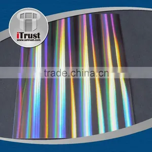 Cheap Customer Seamless Rainbow Window Filmand Holographic Plastic Film Bopp Film for Lamination thumbnail-1