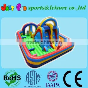 Circus Inflatable Kids Obstacle Course Bounce House Moonwalk thumbnail-1