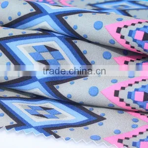 96% Polyester 4% Spandex Printed Fabric for Women Dresses Summer Outdoor Fabric thumbnail-6