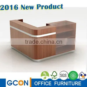 Wooden Reception Counter/ Glass Display Reception Desk/display Counter thumbnail-1