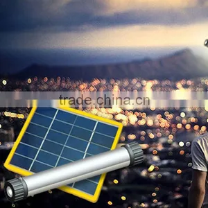 Portable Solar Kits New 7-Level Dimmer Switch Solar Outdoor Garden Lamp Light For Hiking Fishing Camping Mounting Travelling thumbnail-2