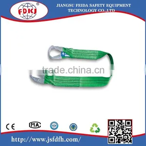 High Quality CE GS Approved Polyester Lifting Slings/Endless Webbing Sling/ Double Eye Webbing Sling thumbnail-4