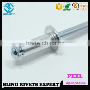 HIGH QUALITY OPEN END MANUFACTURER ALUMINUM BLIND PEEL TYPE RIVETS thumbnail-6