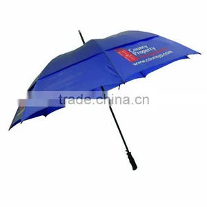 Double Layer Windproof Golf Umbrella With Vent thumbnail-1