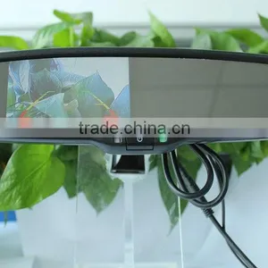 New Universal Auto Dim Rearview Mirror + 4.3" Parking Rearview Display thumbnail-1