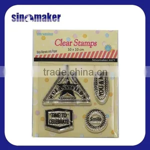 Custom Wholesale Acrylic Rubber Clear Stamps thumbnail-1