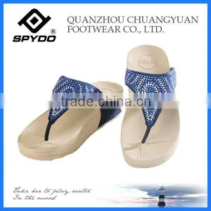 Patent Wedge Heel Fashion Women Casual Sandal Shoes thumbnail-1
