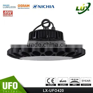 Wireless & Motion Control 5 Years Warranty Promotion Price 2016 CE Rohs Approved Meanwell Driver 200W UFO LED High Bay Lighting thumbnail-4