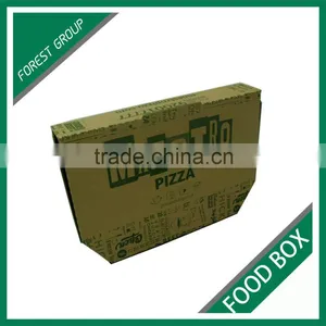 FOOD GRADE DISPOSABLE CORRUGATED FOOD TAKE AWAY BOX FOR PIZZA WITH PRINT thumbnail-4