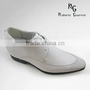 2013 Men's White Height Increasing Shoes thumbnail-1