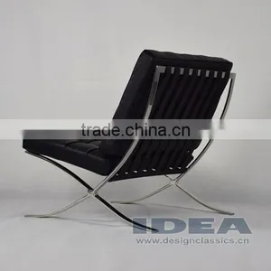 DC2001 Replica Mies Van Der Rohe Barcelona Chair - Black thumbnail-5