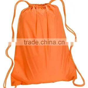 Liberty Bags Large Nylon Drawstring Backpack Shopping Gym Bag Portable thumbnail-4