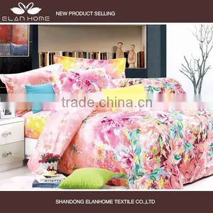 100% Microfiber Disperse Printting Luxury Bed Sheet With Zipper thumbnail-1