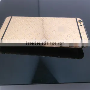 Diamond Housing for IPhone 6 Plus Gold Body Luxury Phone 24ct Gold Back Cover thumbnail-5
