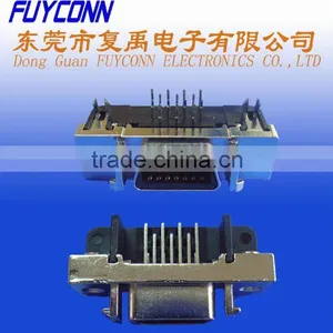 SCSI CONNECTOR PCB RIGHT ANGEL CONNECTOR CLASSIC TYPE FEMALE thumbnail-1
