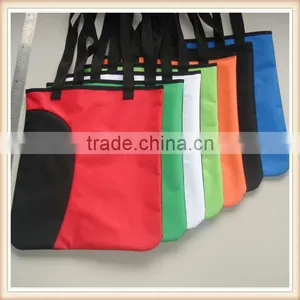 Fashion Design High Quality Nylon Tote Bag With Zipper Pocket thumbnail-1