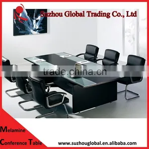 Wooden Meeting Room Table Cheap Wood Table and Chairs thumbnail-1