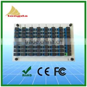 SC FC APC UPCconnector FTTH 1X64 PLC Optical Splitter PLC thumbnail-3