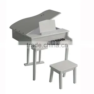 Fashional 30 Key Children White Wooden Piano, Mini Child Wooden Piano Toy thumbnail-1