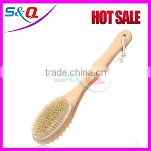 Latest Promotional Wooden Bristles Bath Body Brush thumbnail-2