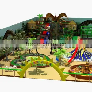 Dinosaur Theme Indoor Playground Equipment/Large Size Jurassic Amusement Park thumbnail-2