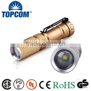 Premium Quality Graded Anti-Sliding Design 240 lm Zoomable Mini LED High Power Flashight thumbnail-1