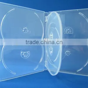 Black Color 14MM Multi 4 Dvd Case With 4 Pieces Disc Case thumbnail-4