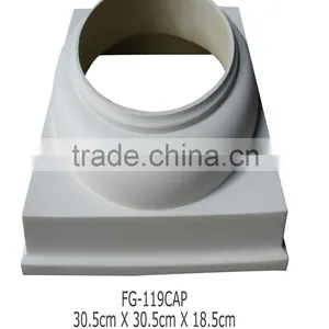 2016 High Quality Good Price Beautiful Polystyrene Crown Roman Column for Sale thumbnail-5