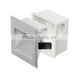 Brushed Silver Square 87*87mm Indoor Stair Step Light thumbnail-2